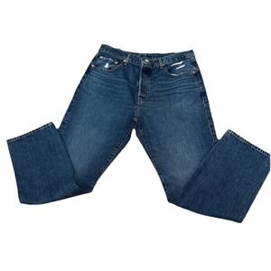 Levi's 501 Wmn's 34x30 Original High Rise Straight Leg Button Fly  Jeans  Black‎